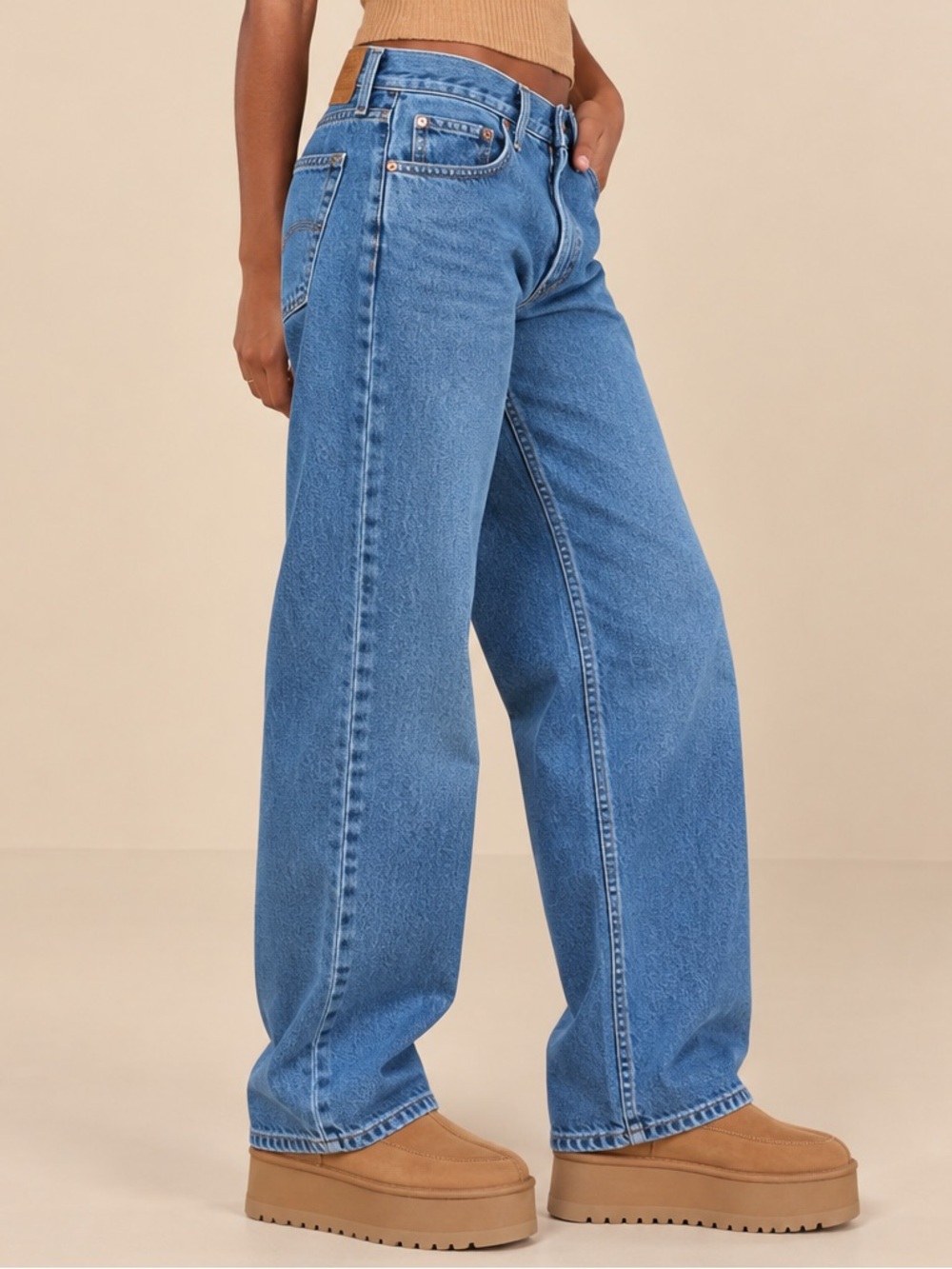 Levi’s Baggy Dad Jeans Size 29 Medium Wash EUC